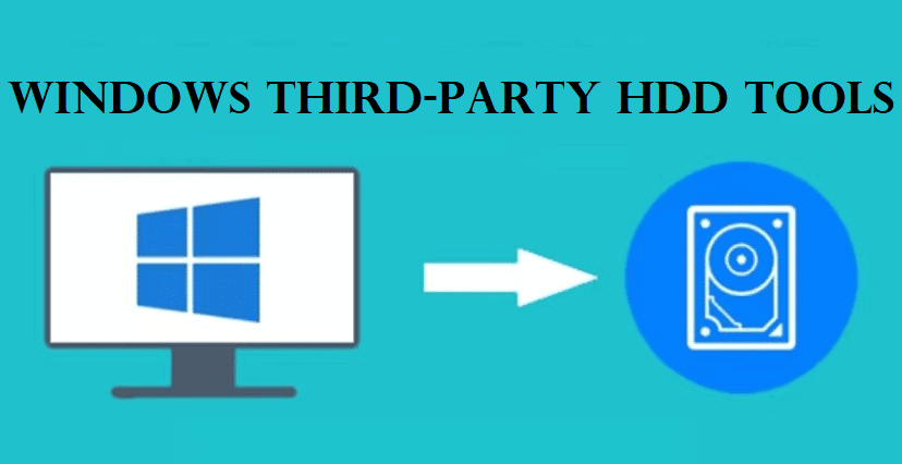 Windows third-party HDD tools