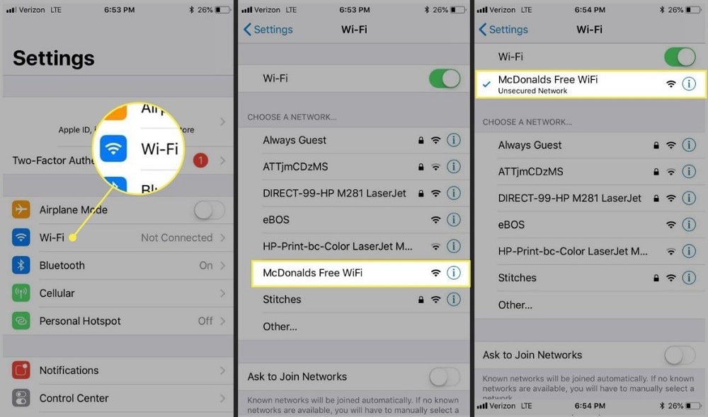 Connect Wi-Fi If You Are an Android Use