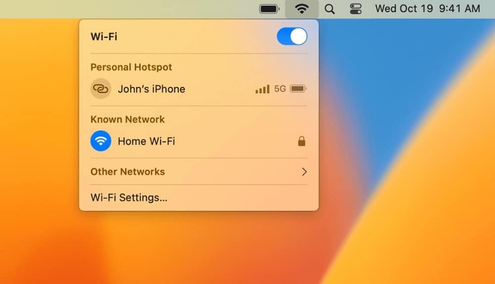 Connect Wi-Fi If You Are an Apple User