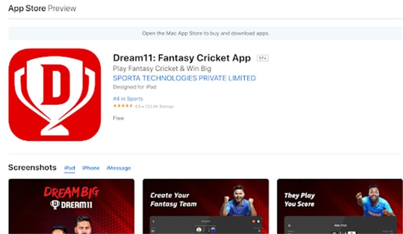 Access and deploy iOS Dream11 download
