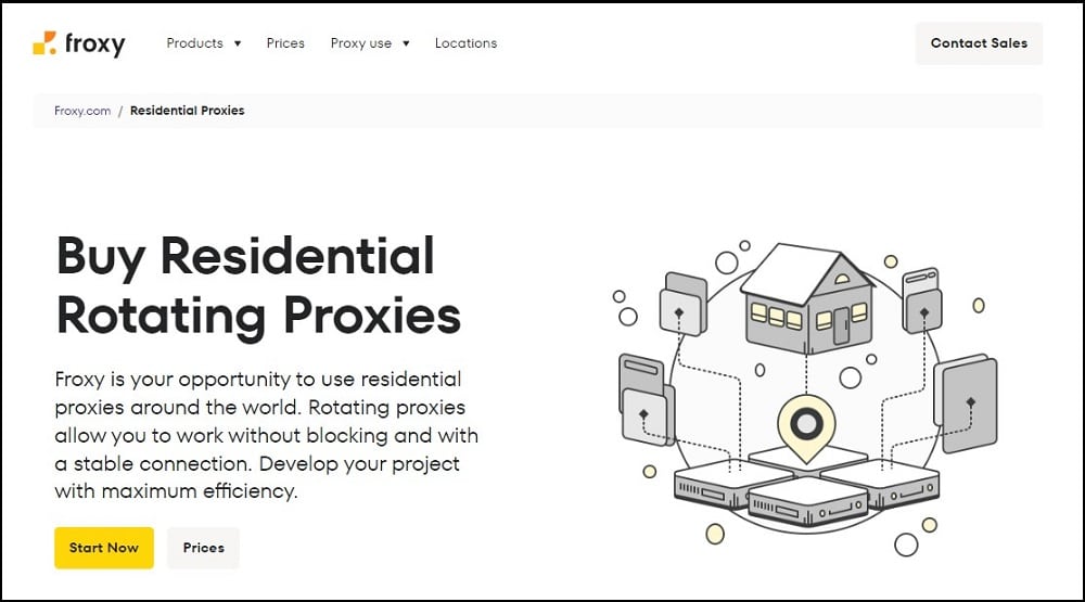 Froxy worldwide residential proxy provider