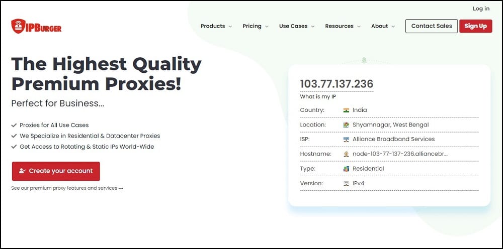 IPBurger Provides the most advanced proxies