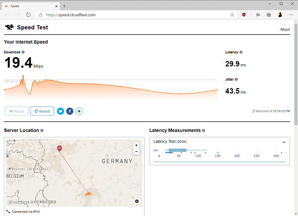 speed cloudflare com