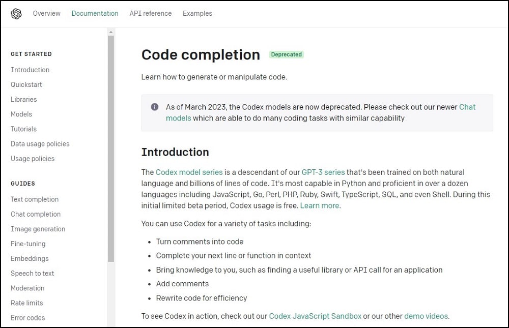 Codex Overview