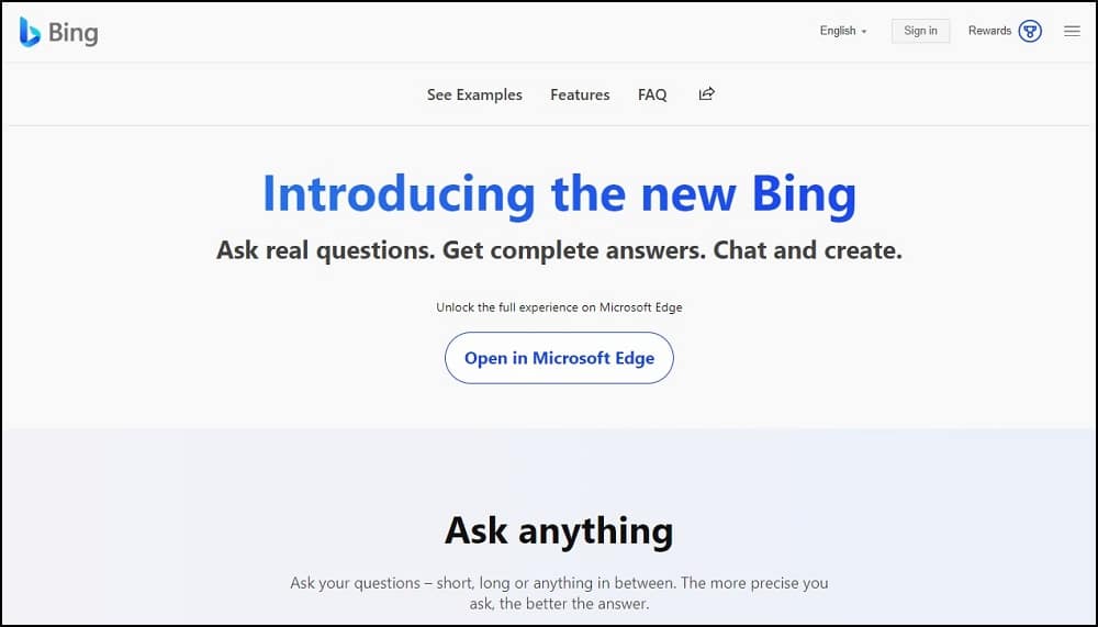 Microsoft Bing Chat Overview