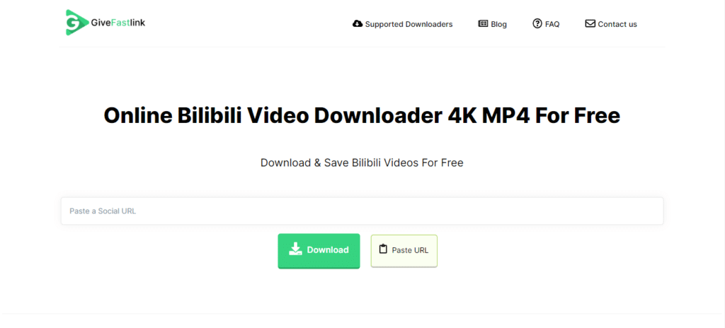 Givefast Bilibili Video Downloader