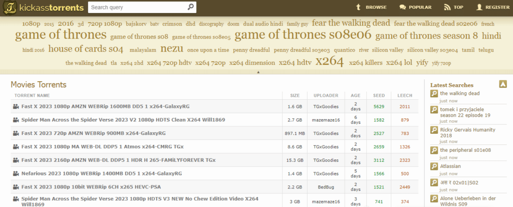 KickassTorrents