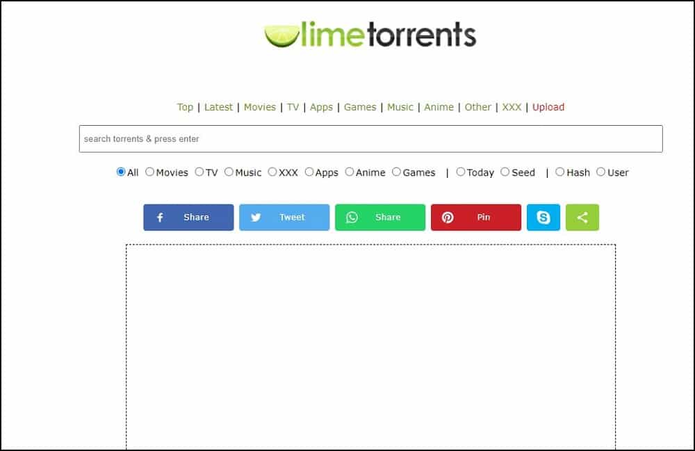 Limetorrent Overview