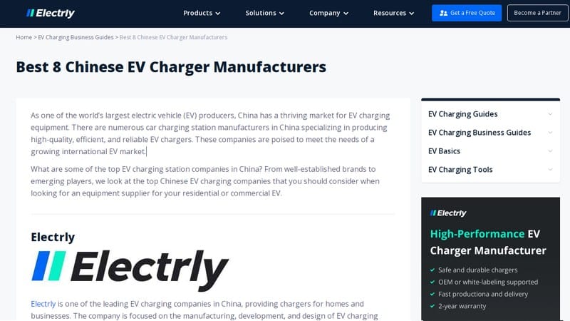 Elevating EV Charging in China