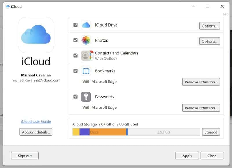 Sign into your iCloud account and select Photos to sync photos from your PC to iClou