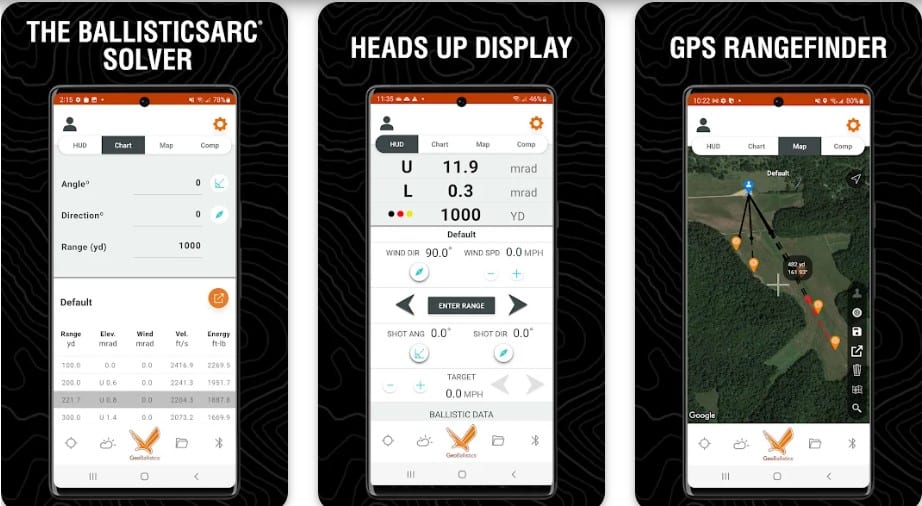 GeoBallistics Apps From Play Store