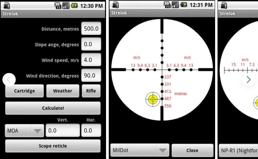 Strelok- Ballistic Calculator Apps