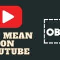 What Does OBJ Mean on Youtube