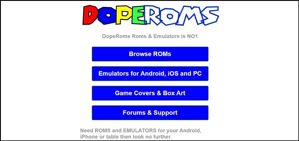 DopeRoms Overview