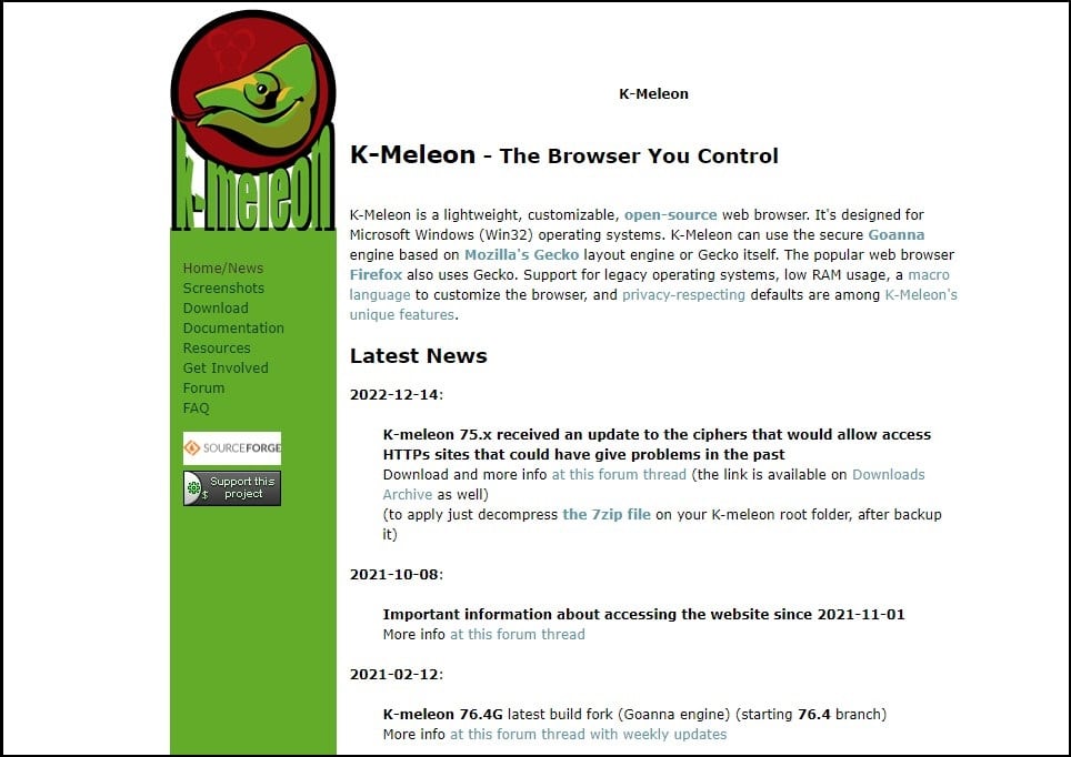 K-Meleon Overview