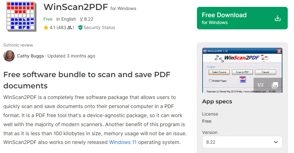 Winscan2pdf