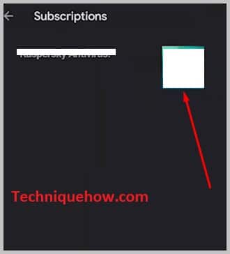 Facetune under the list of Subscriptions and click