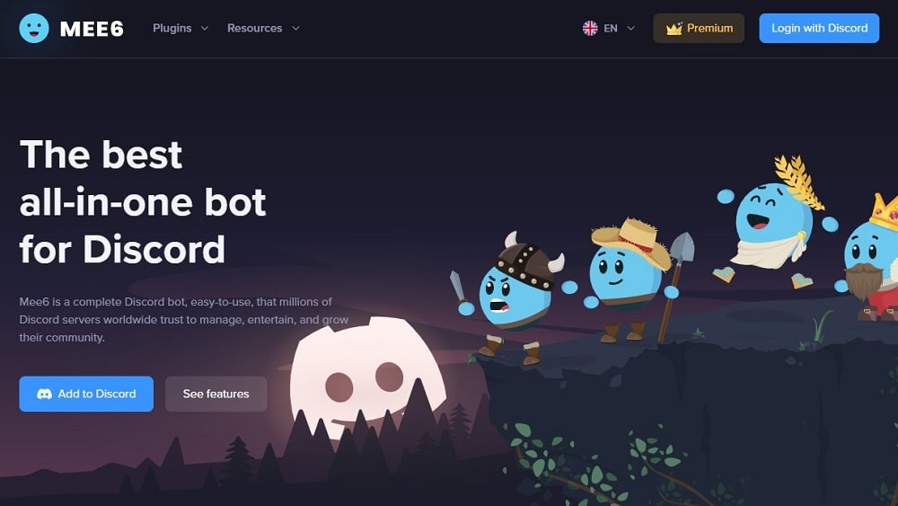 MEE6 for Discord Spotify Bot
