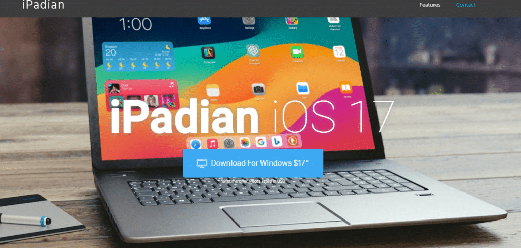 Use iPadian app simulator on your PC to play iPhone games