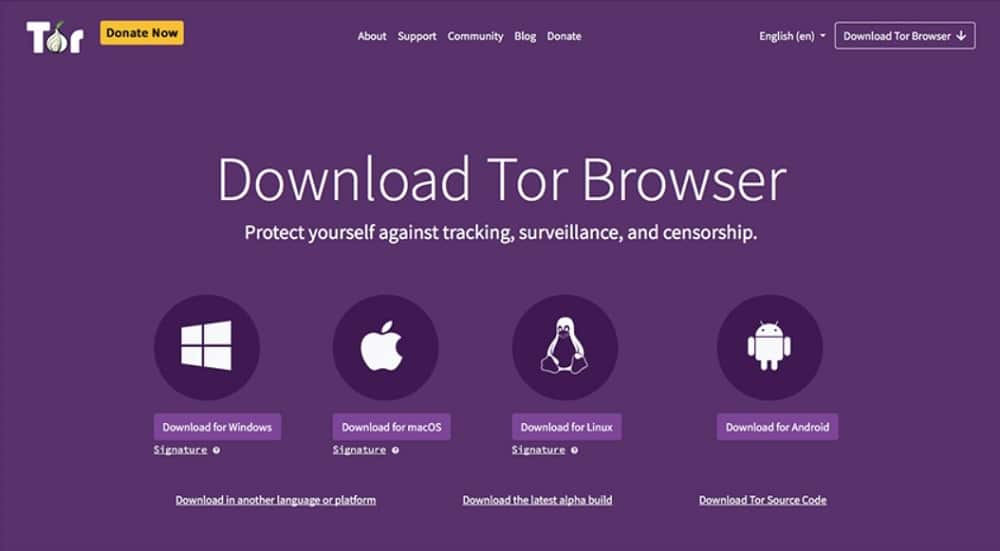Using a Tor Browser