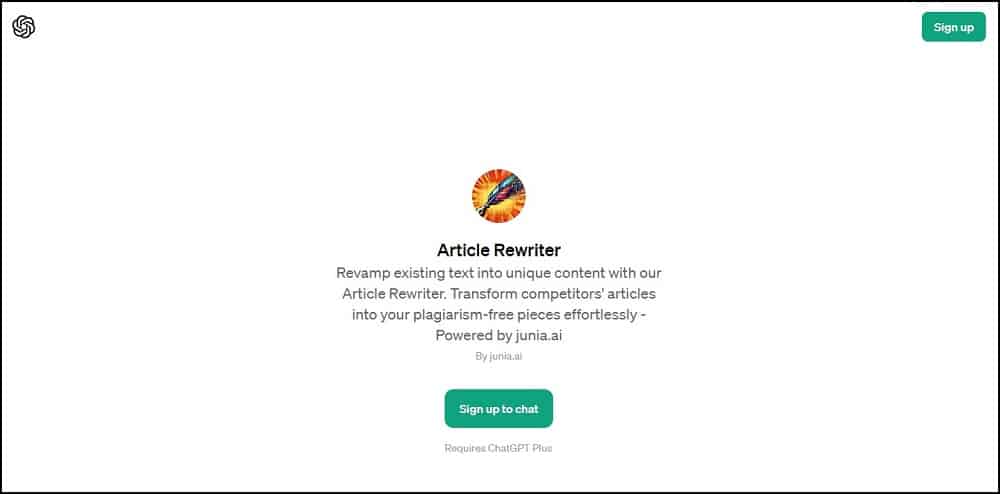 Article Rewriter Overview