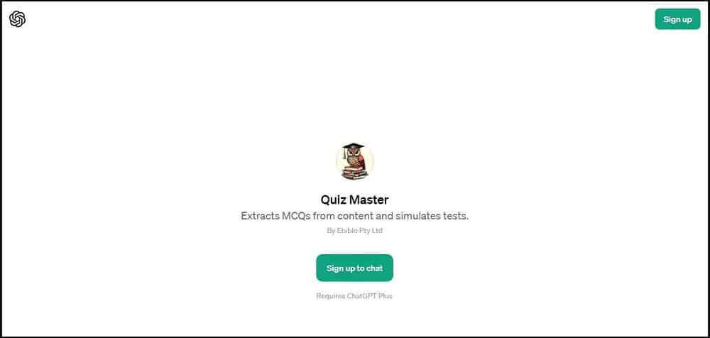 Quiz Master Overview
