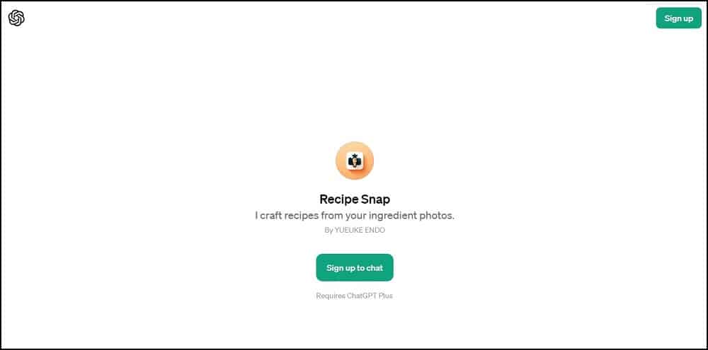 Recipe Snap Overview