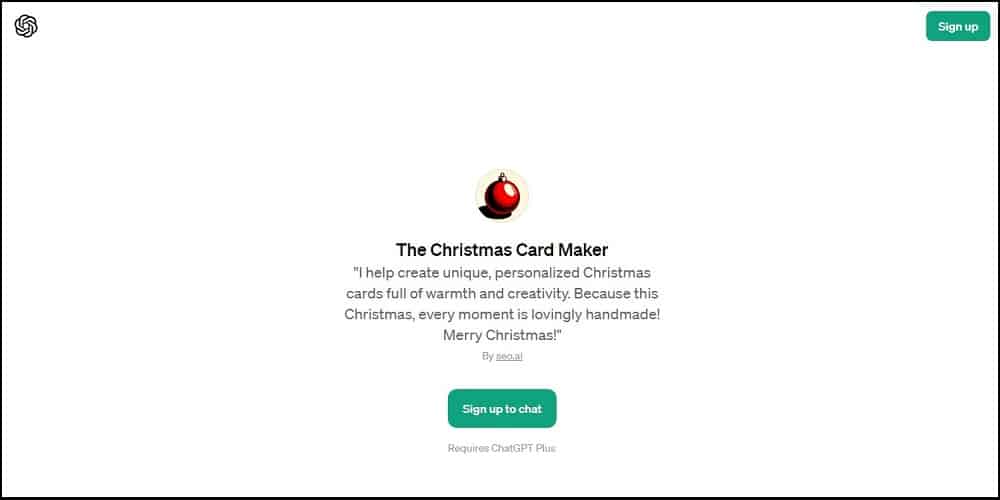 The Christmas Card Maker Overview