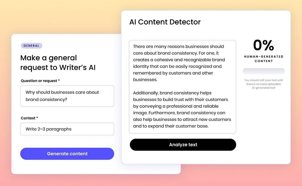 Writer AI Content Detector AI Writing Checkers Overview
