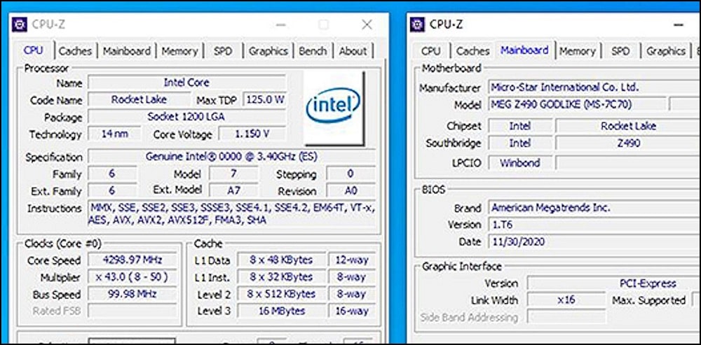 CPU-Z for Free CPU Stress