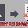 How to Convert VCE to PDF