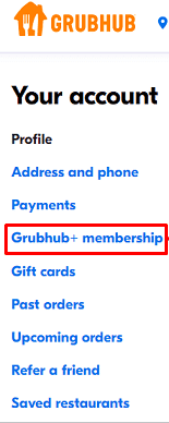 Grubhub plus membership