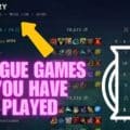 How Many LOL Games You've Played