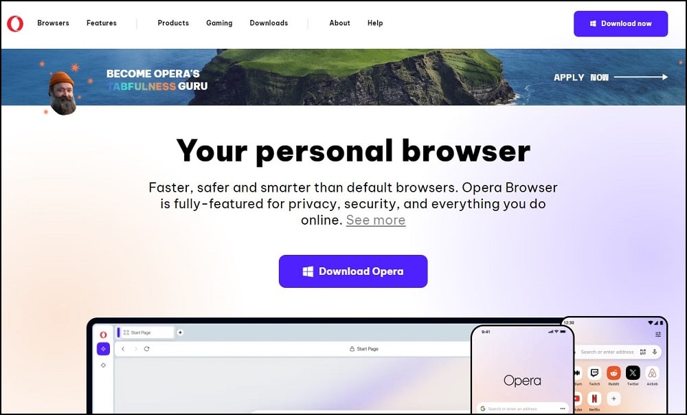 Opera for Chromium Based Browsers