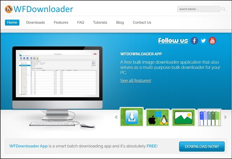 WFDownloader for Download Pinterest Pictures