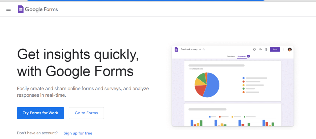 Access Google Forms