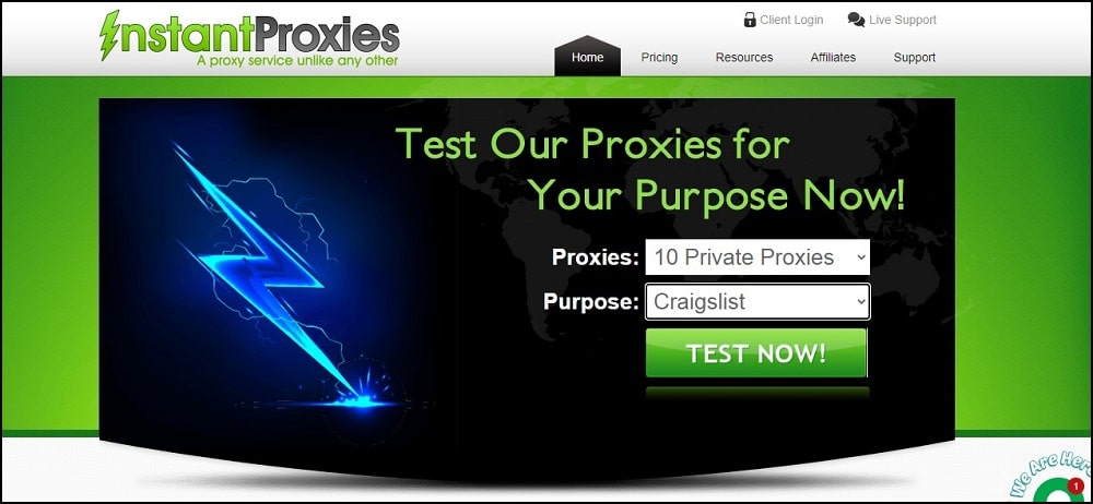Instant proxies for Craigslist Proxy