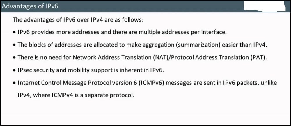 The Advantages Of IPv6