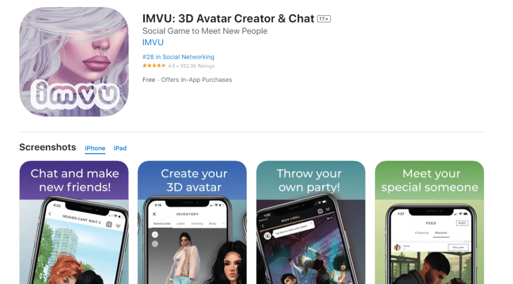 Use the IMVU 3D Chat Messenger