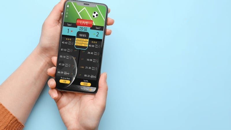 What does a bookmaker's mobile app look like