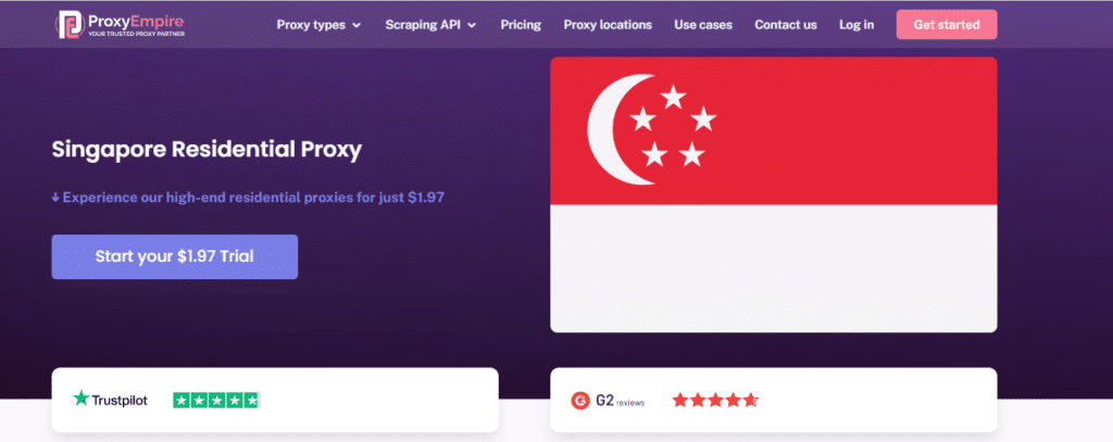 ProxyEmpire singapore proxy