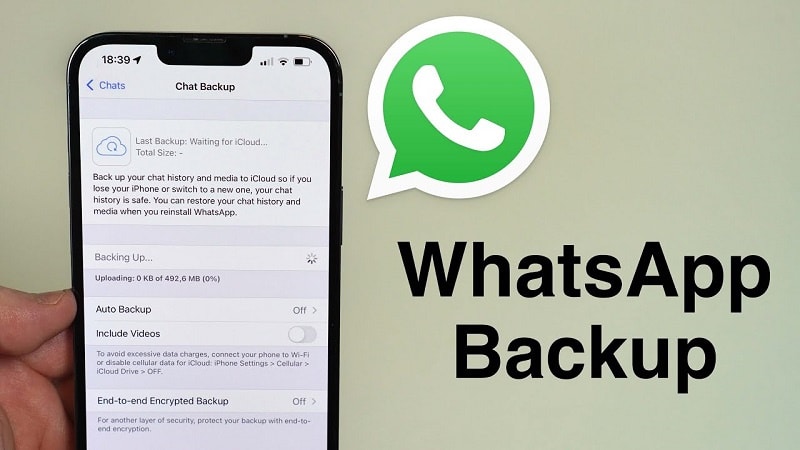 how to back up whatsapp on iphone