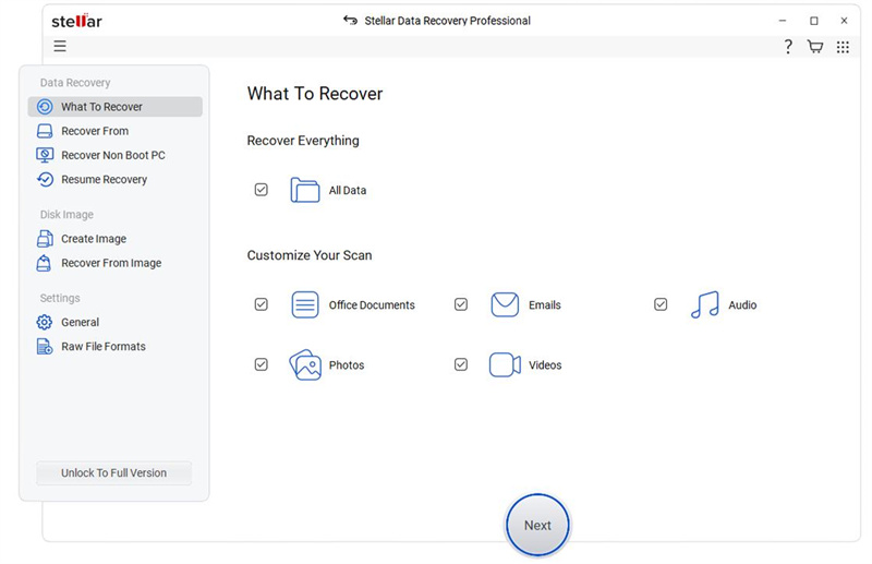 Select File Type